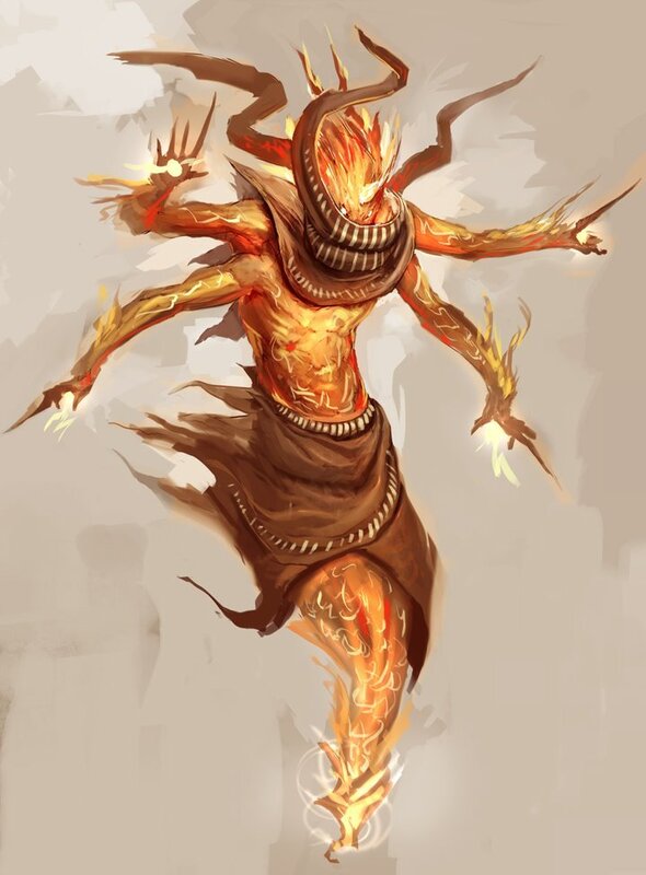 Flame Demon Creature