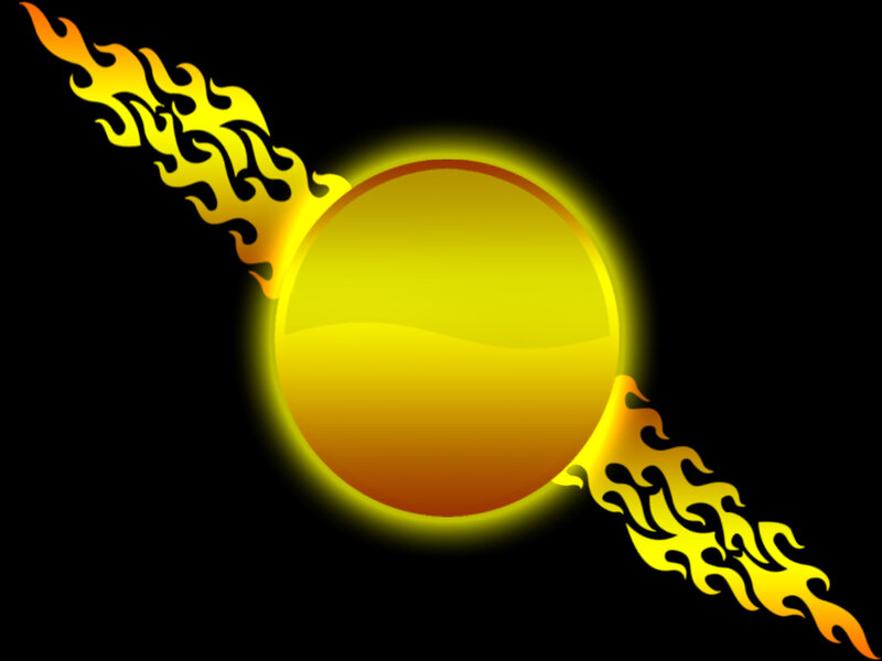 Flame Design with Circle