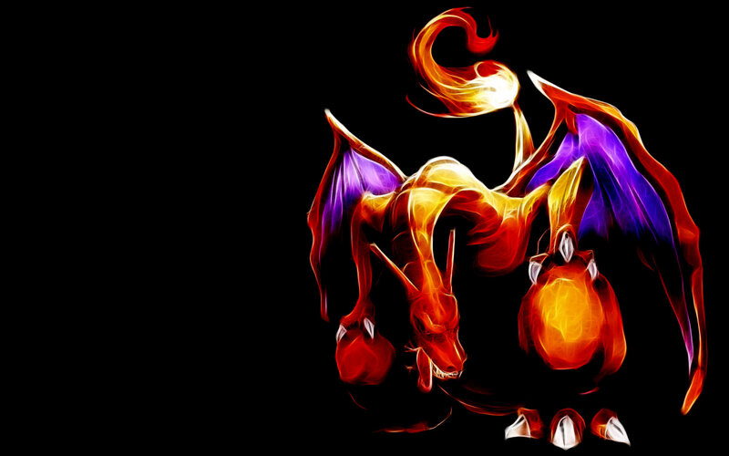 Flame dragon artwork