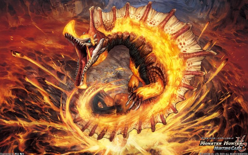Flame Dragon in Cave