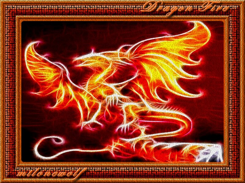 Flame Dragon — Red, Dramatic