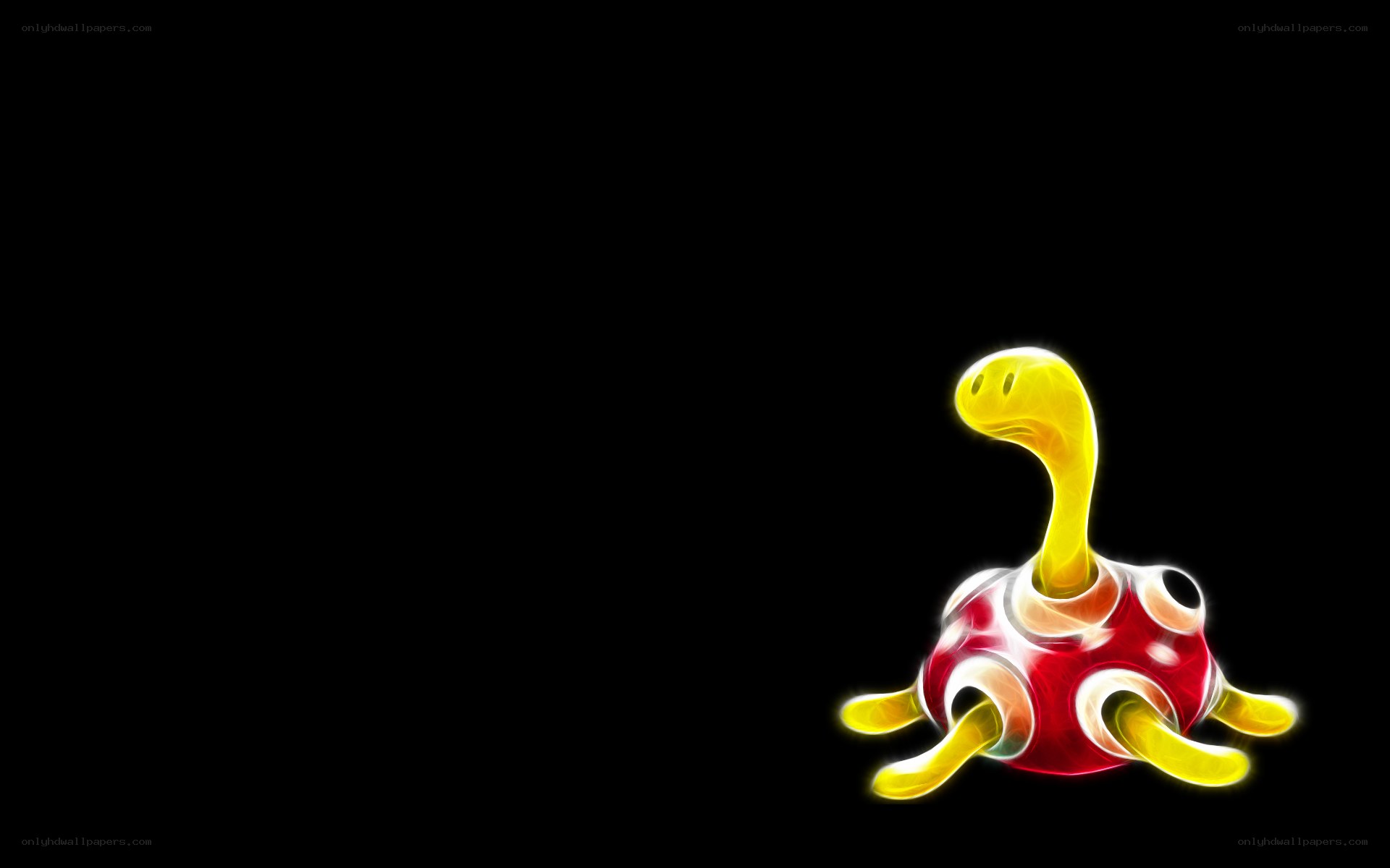 Flame effect on a Pokémon