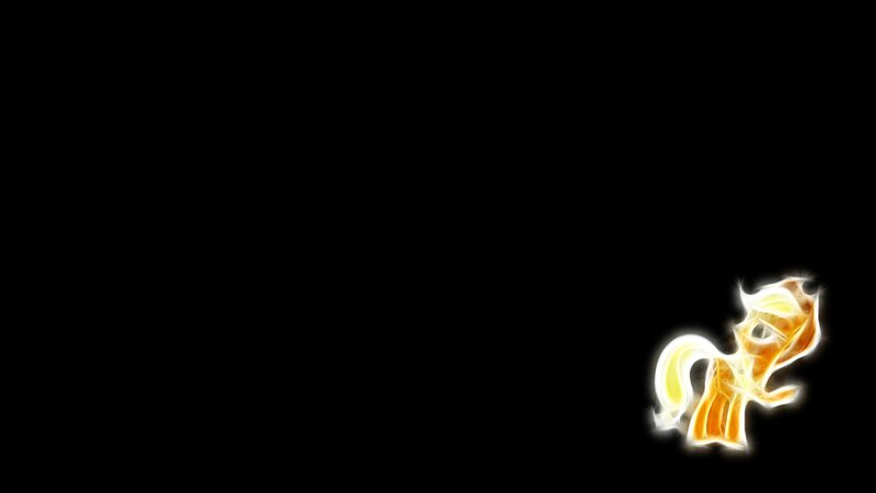 Flame Effect Pony — Yellow