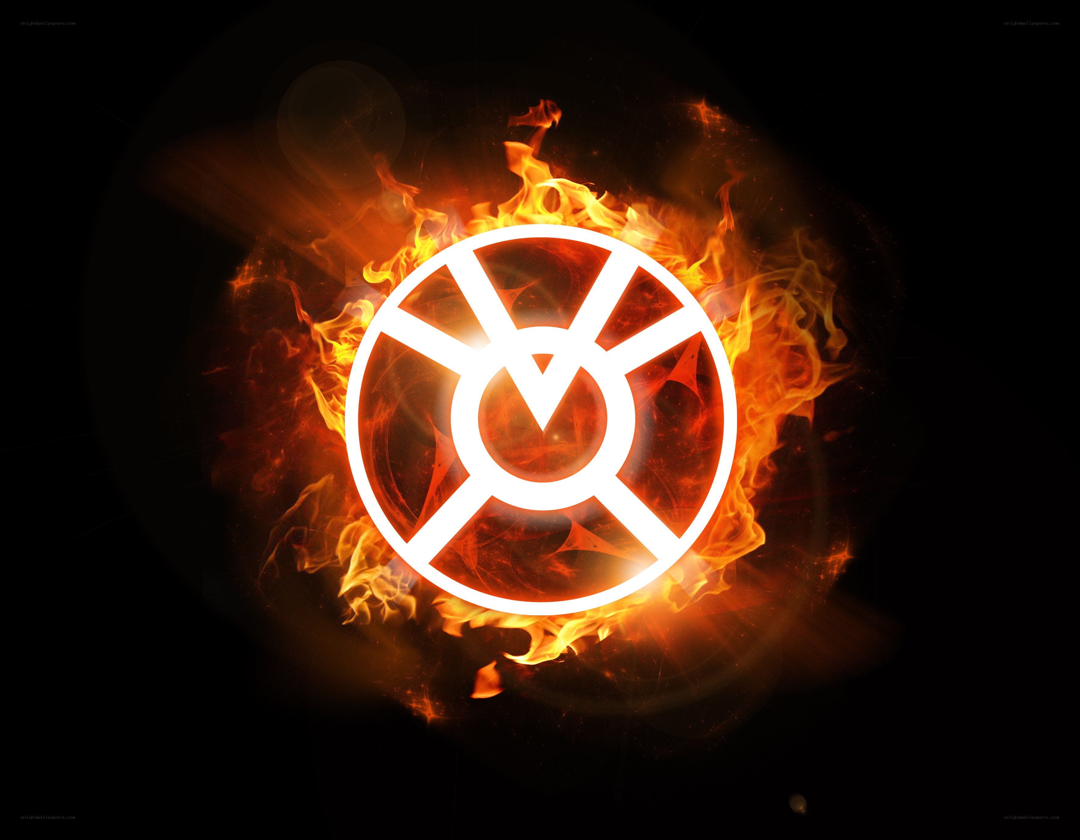 flame-engulfed lantern symbol