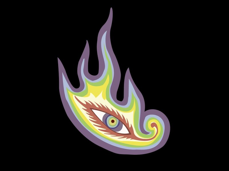 flame eye design