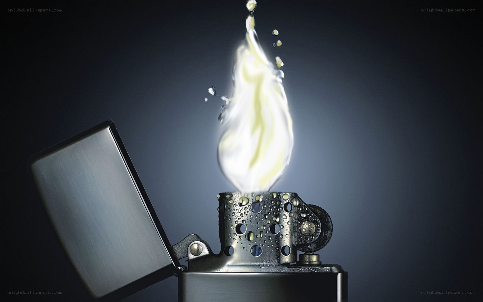 flame from a lighter