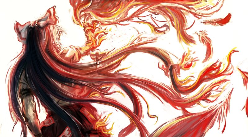 flame-haired warrior in motion