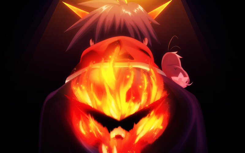 flame-headed character
