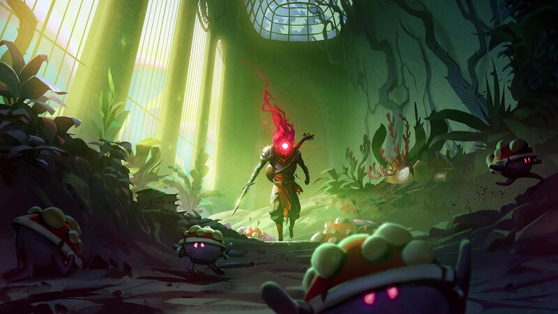 Flame-headed Figure in Jungle