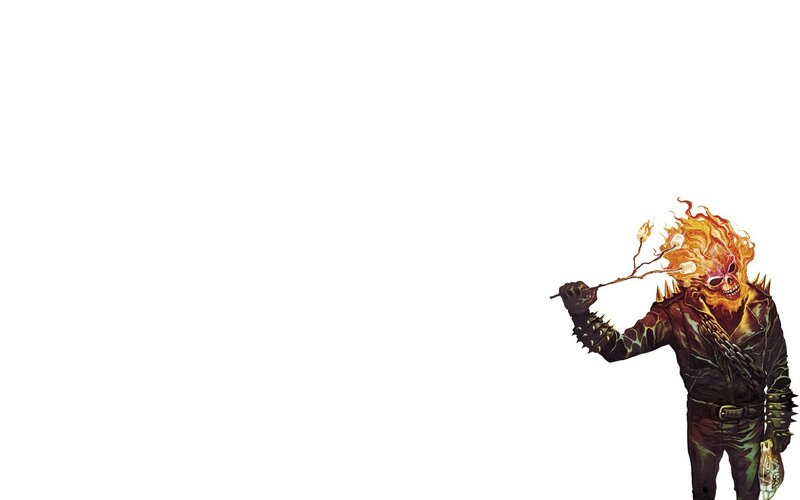 Flame-headed Skeleton — Black
