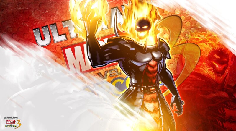 Flame-headed Superhero