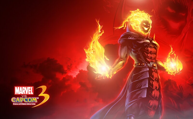 Flame-headed Warrior — Red, Dramatic