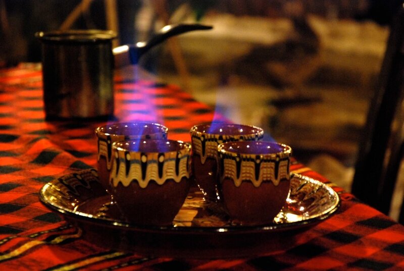 Flame-Heated Coffee Cups