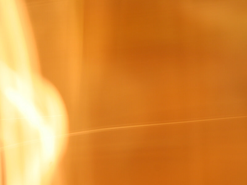 Flame in Motion — Orange, Warm