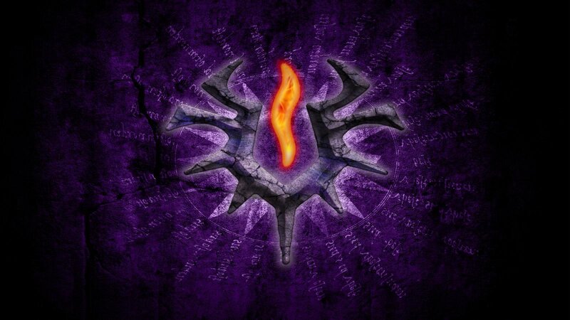 Flame in Stone Symbol