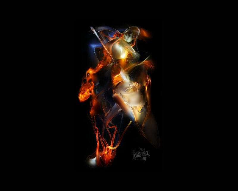 flame knight warrior