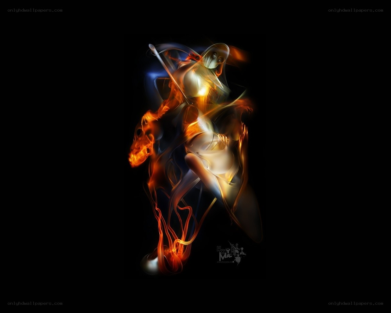 flame knight warrior