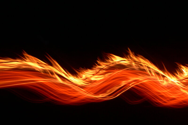 Flame Light Trails