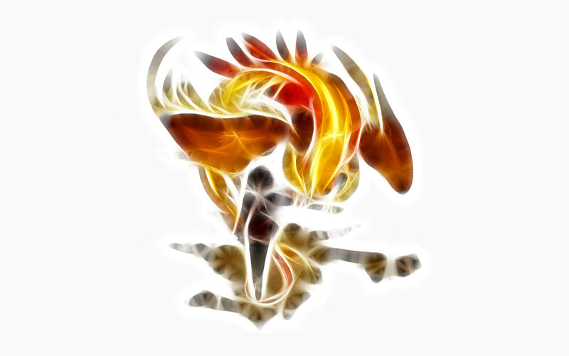 flame-like creature design