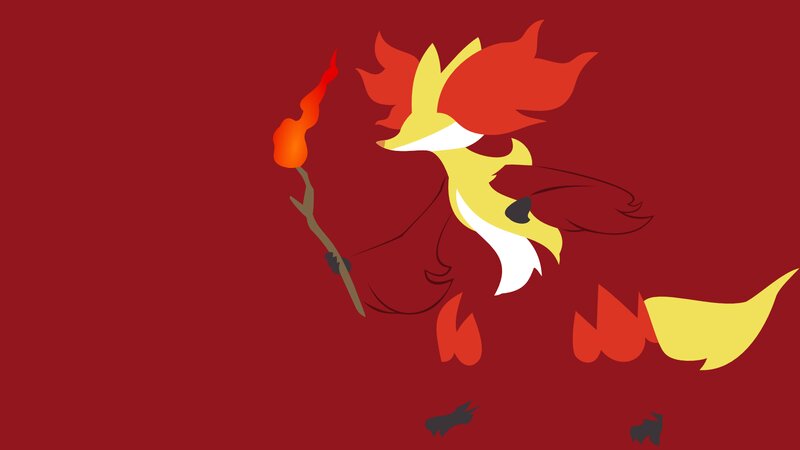 Flame-like Creature — Red