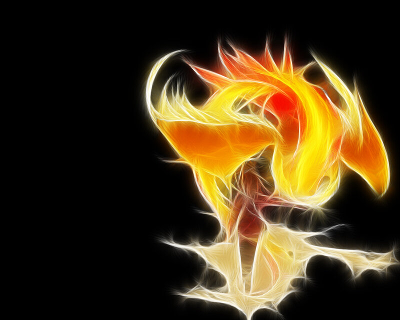 Flame-like Creature — Yellow