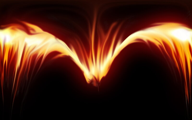 Flame-like Energy Waves