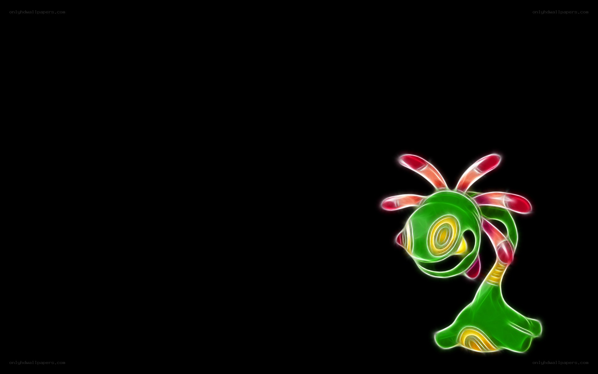 Flame-like Pokémon illustration