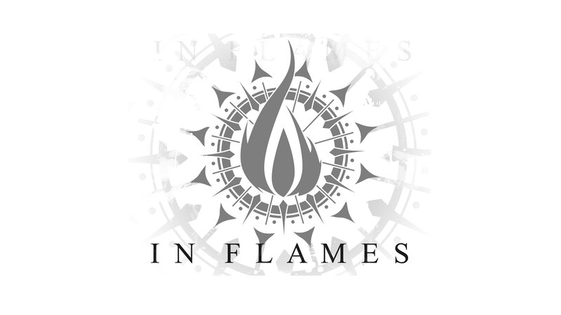Flame Logo Design — Black