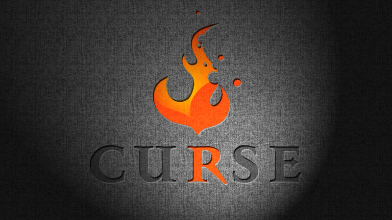 Flame Logo on Fabric