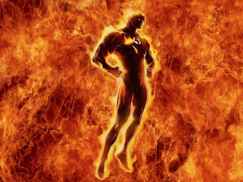 Flame-man Character