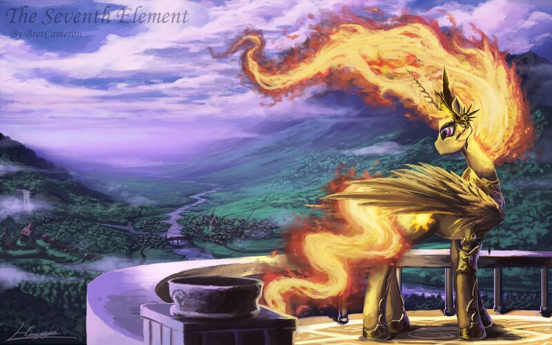 Flame-maned Pony