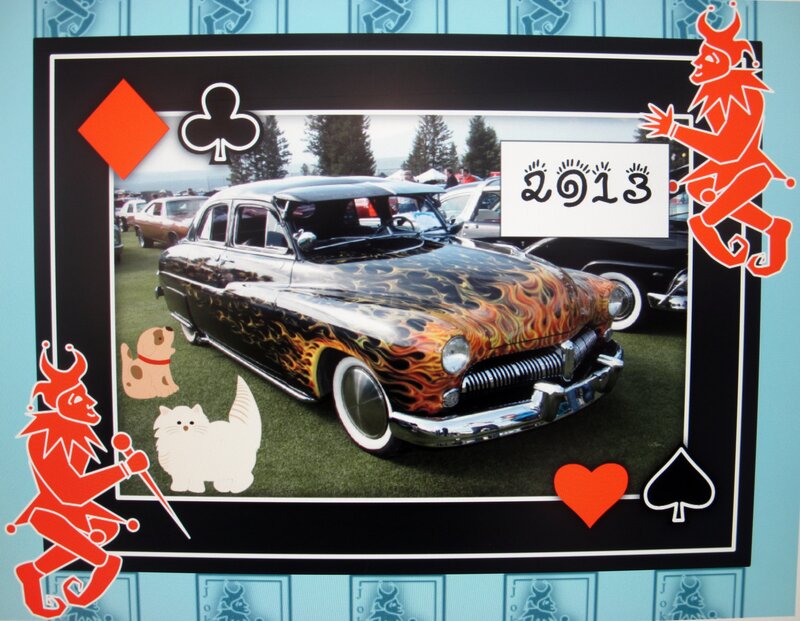 Flame-painted Car