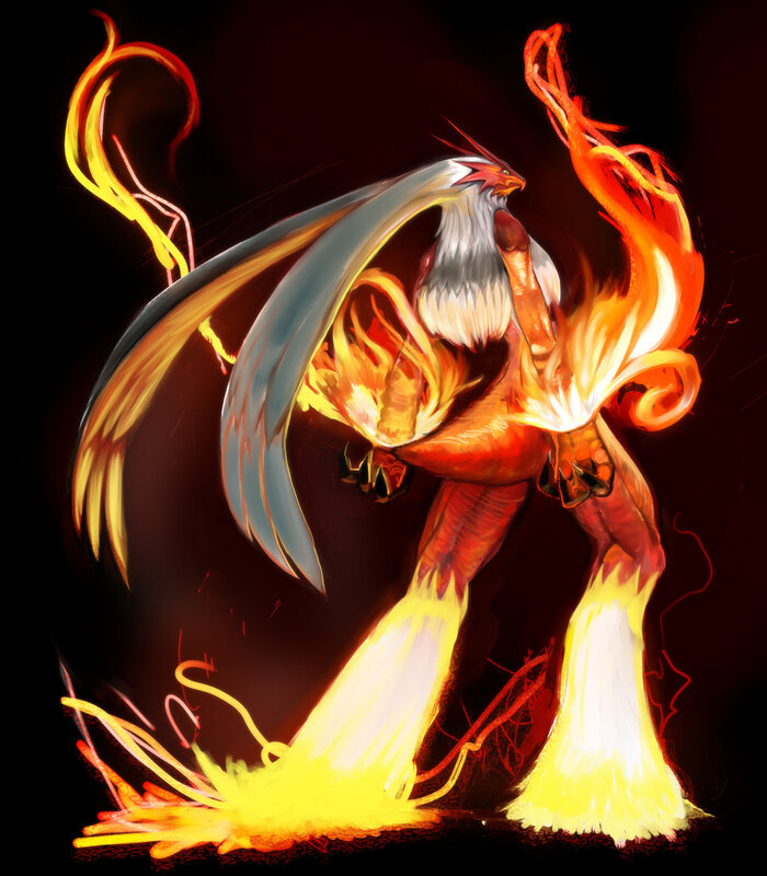 Flame phoenix creature