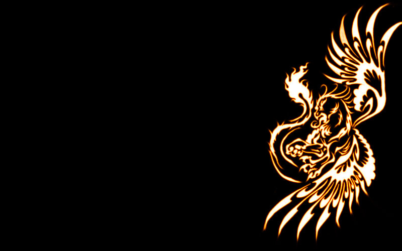 flame phoenix design