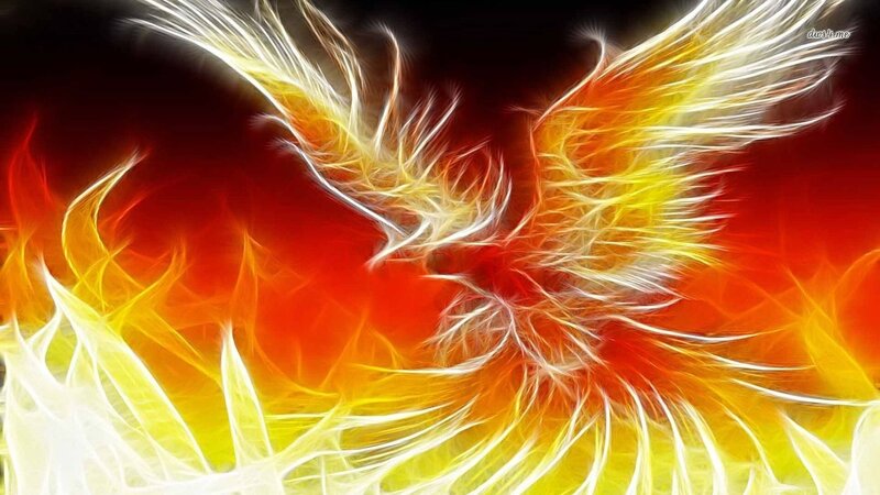 Flame Phoenix — Red