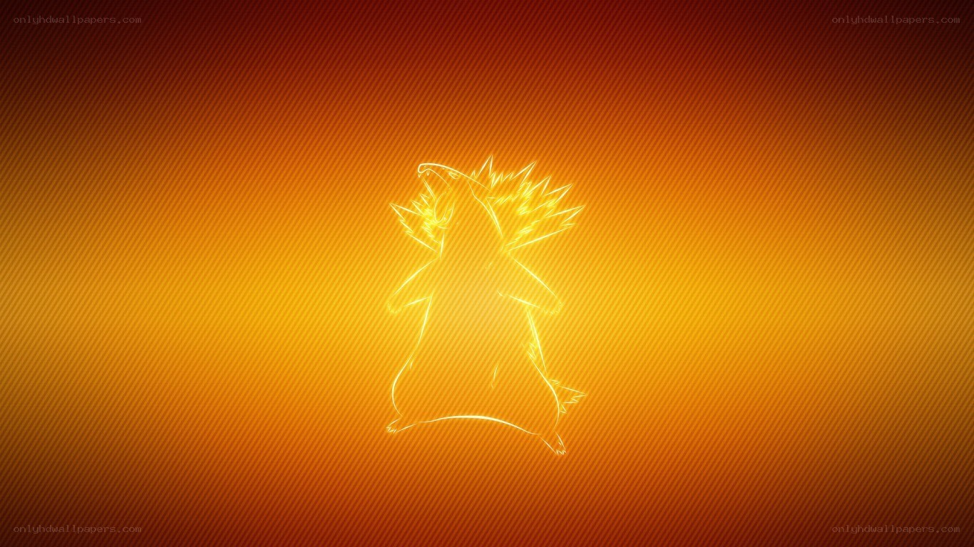 Flame Pokémon silhouette
