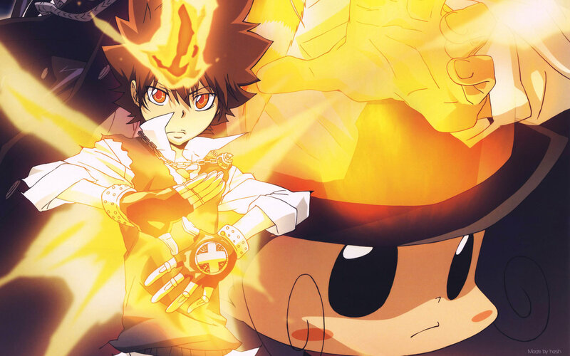 Flame-powered anime hero