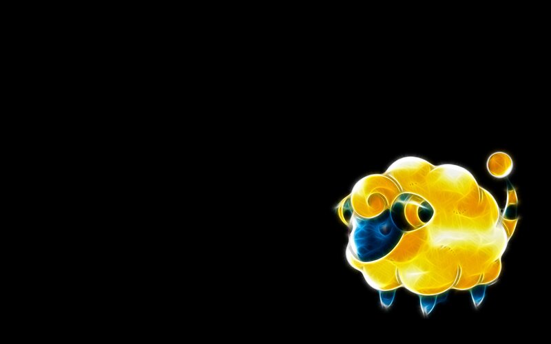 Flame sheep character