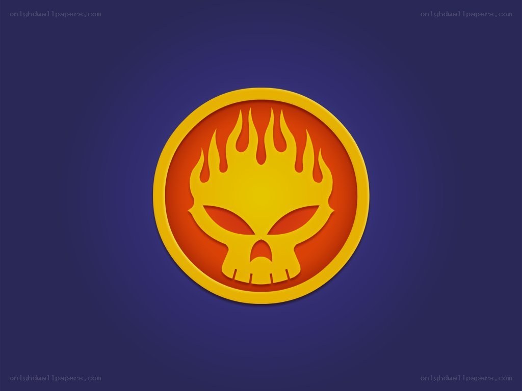 flame skull emblem