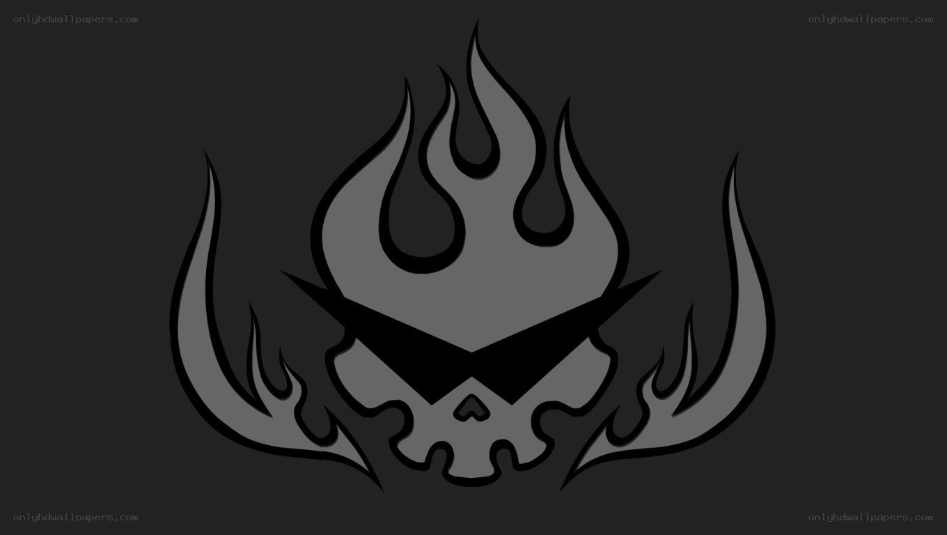 flame skull logo