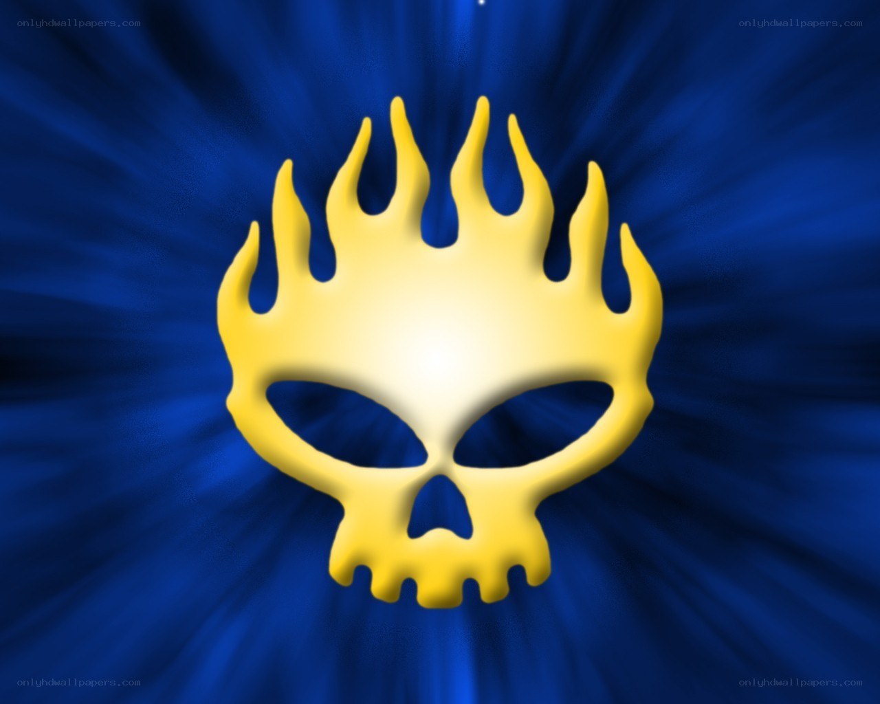 flame skull logo