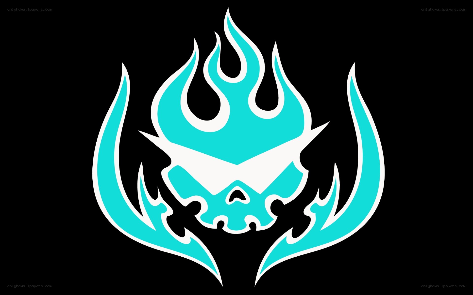 flame skull logo