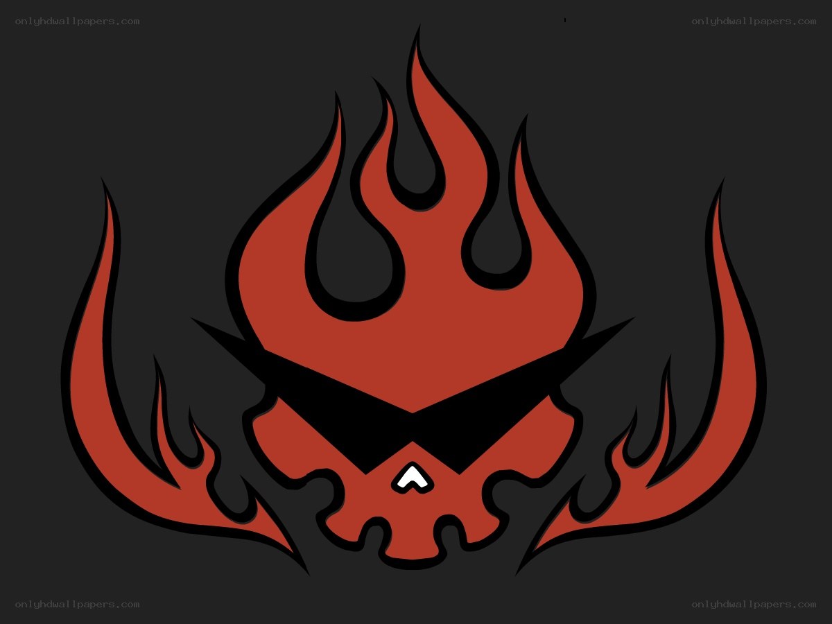 flame skull logo