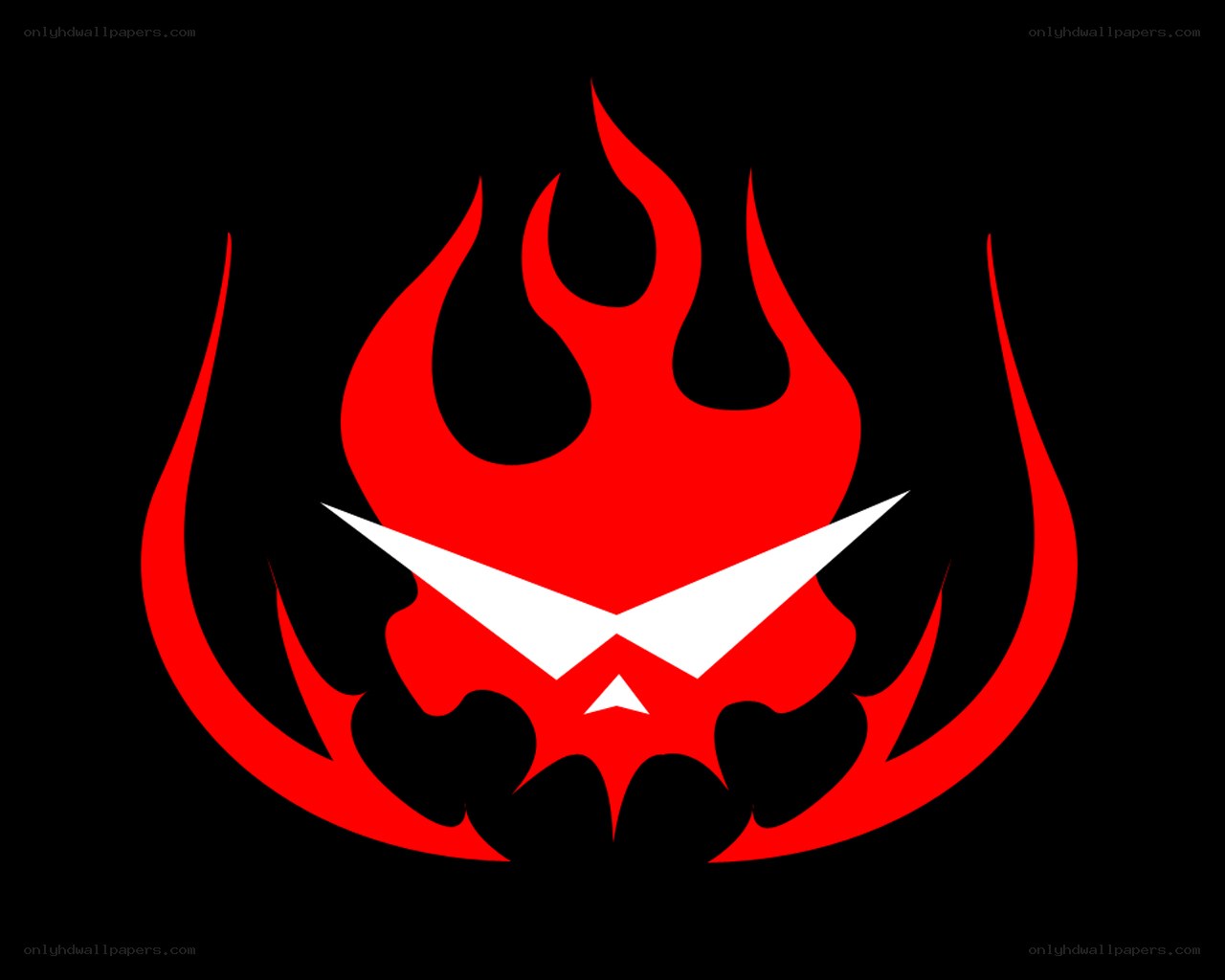 flame skull logo