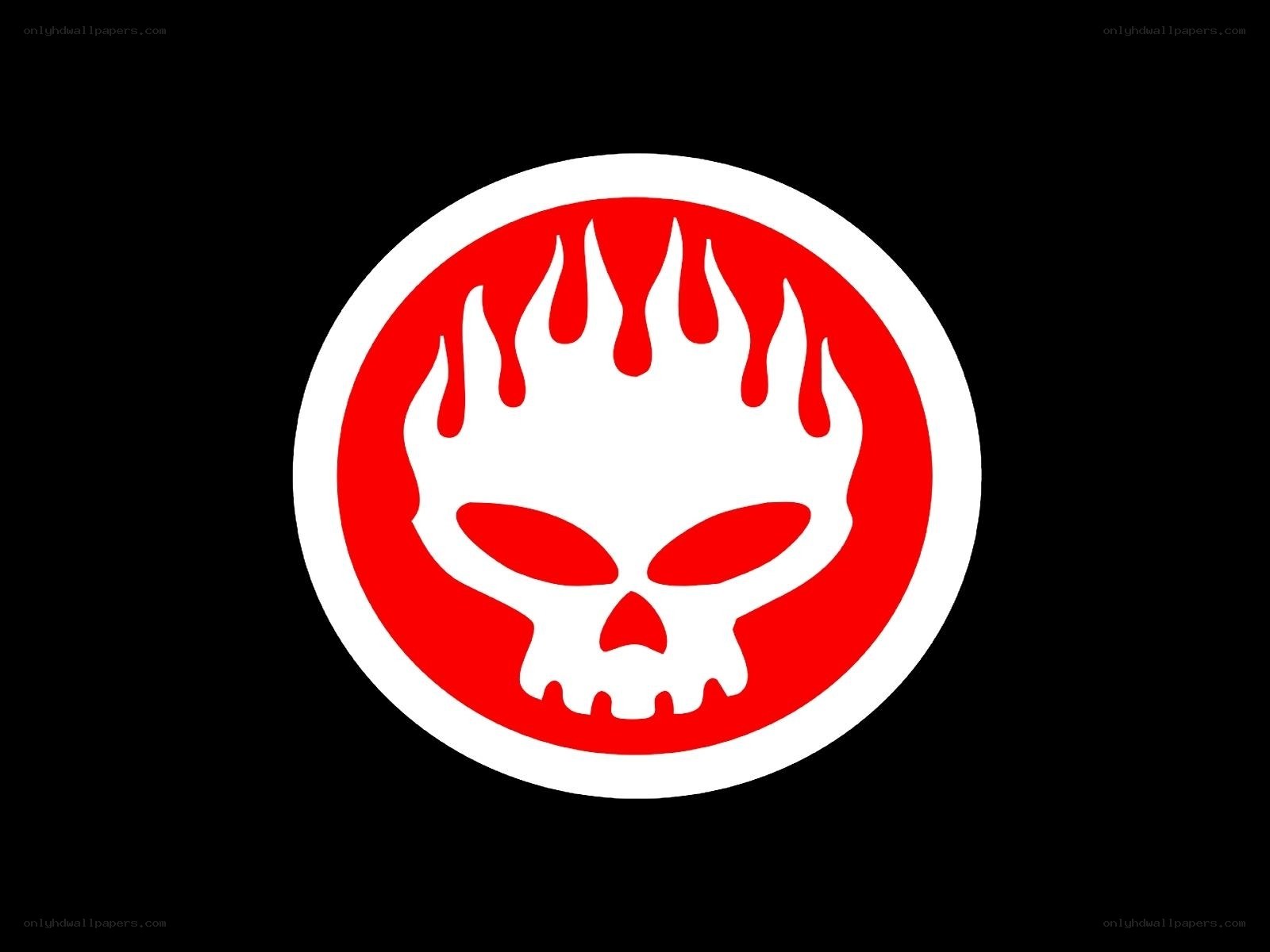 flame skull logo