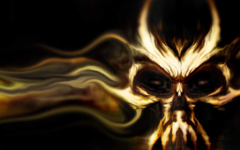 Flame Skull