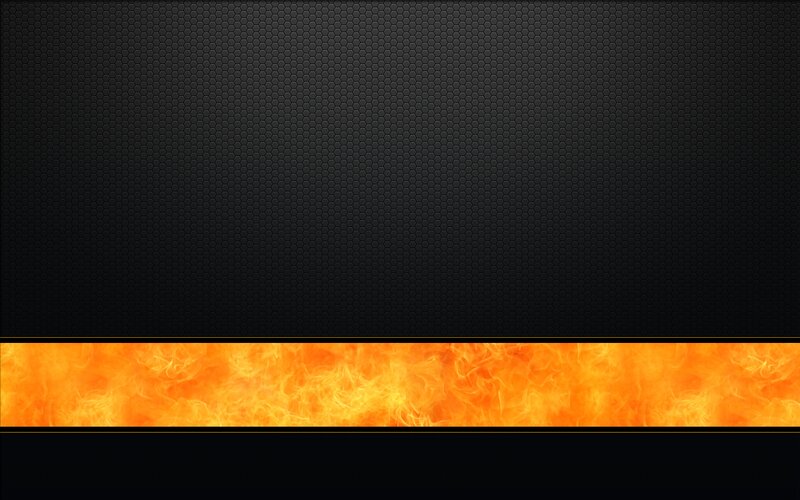 Flame Strip on Black