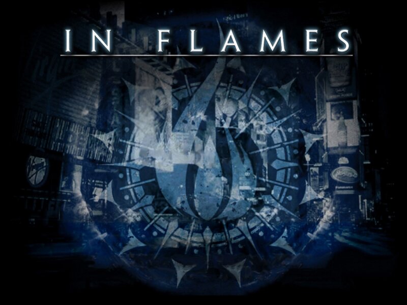 Flame Symbol in City