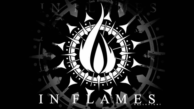 Flame Symbol Logo — Black