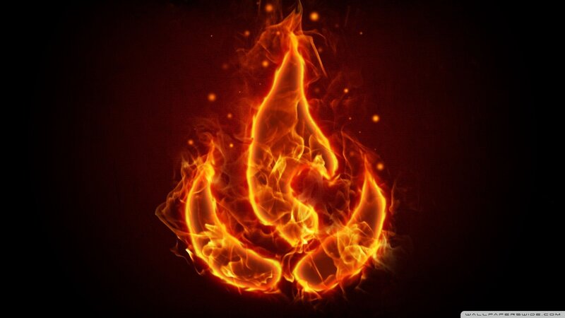 Flame Symbol — Orange
